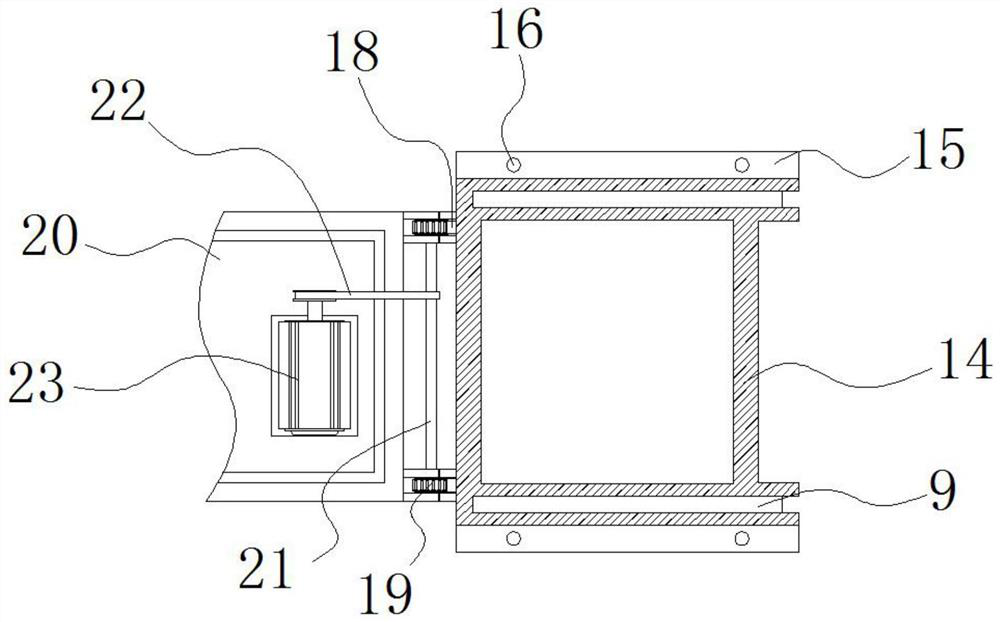 3D printing building support platform with limiting structure and convenient to assemble