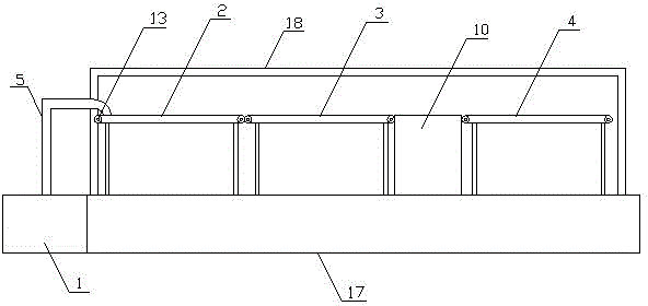 Three-stage sludge treatment conveyor