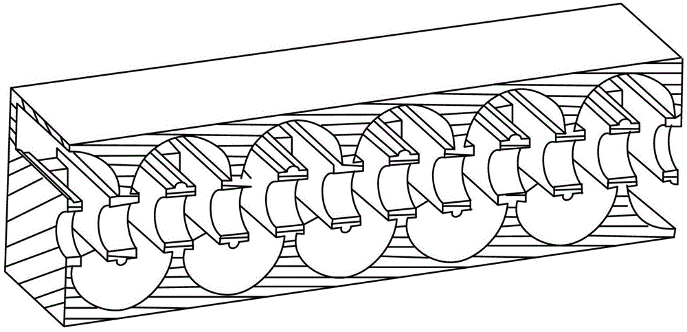 Zigzag waveguide slow-wave line