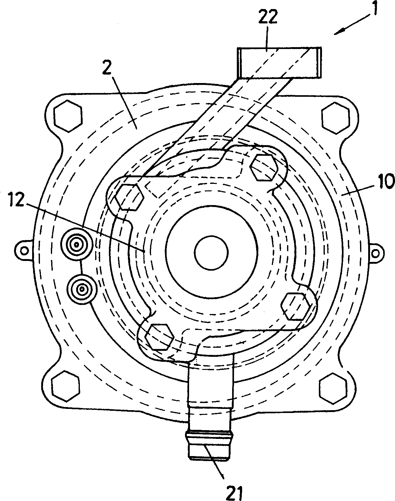 Manifold incorporating thermoelectric module and cooling device using thermoelectric module