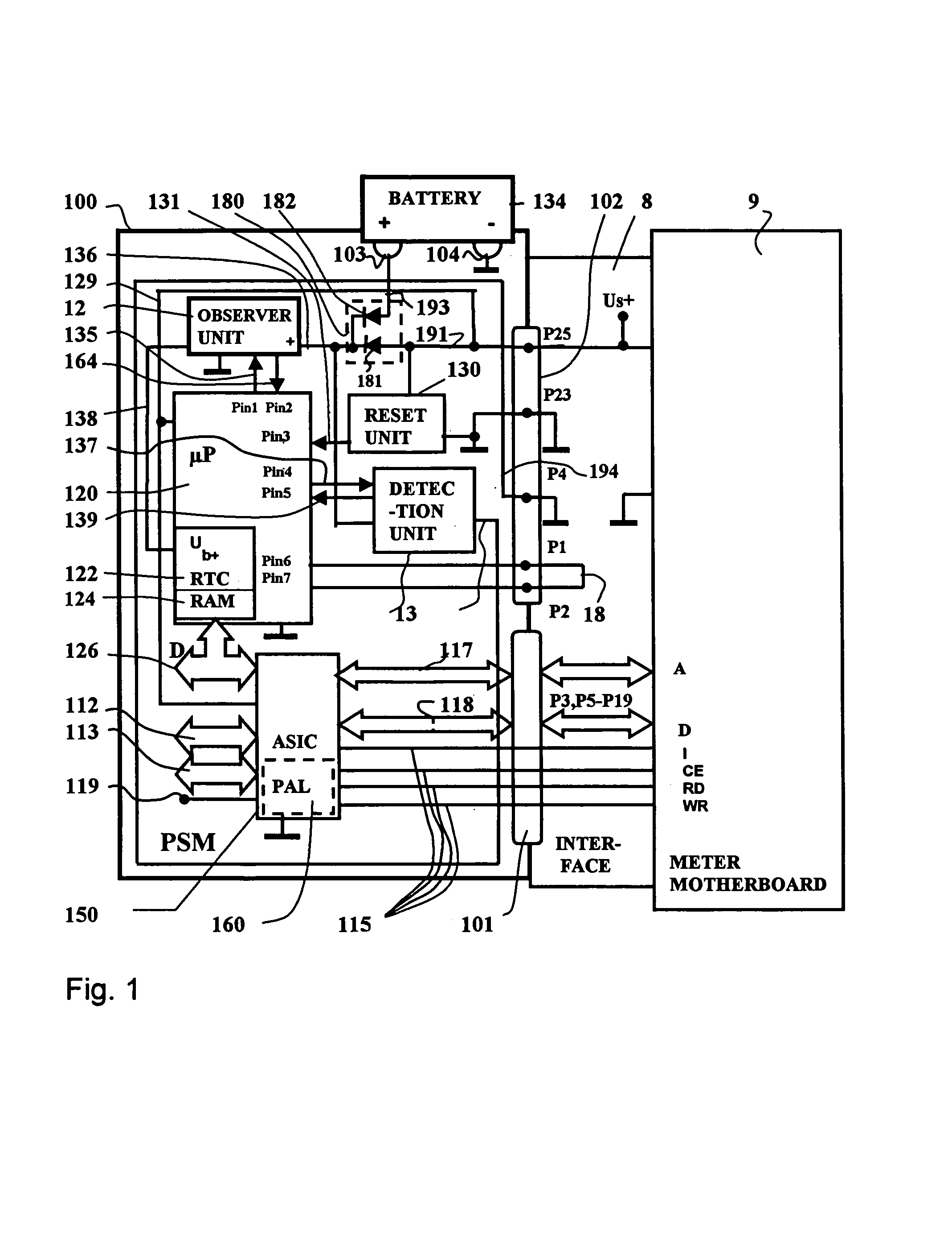 Method for protecting a security module and arrangement for the implementation of the method