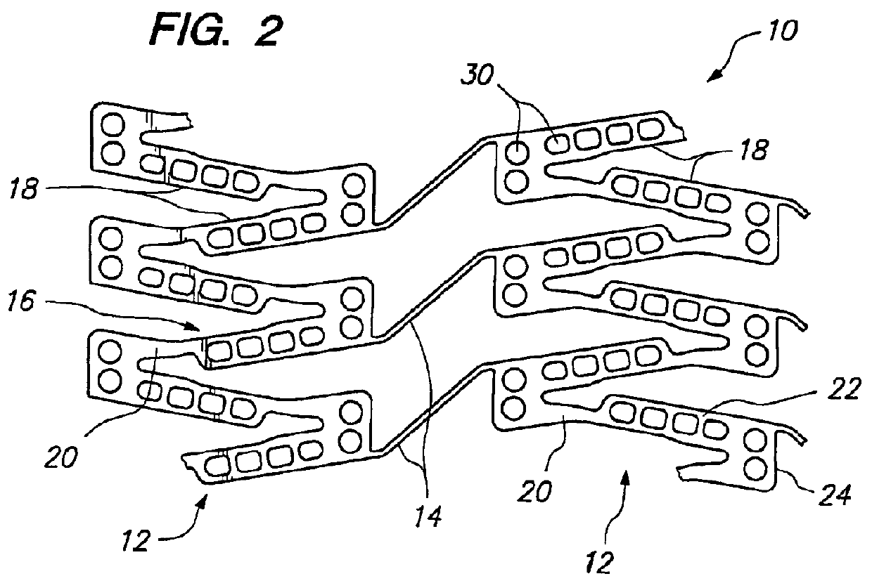 Expandable medical device with beneficial agent in openings