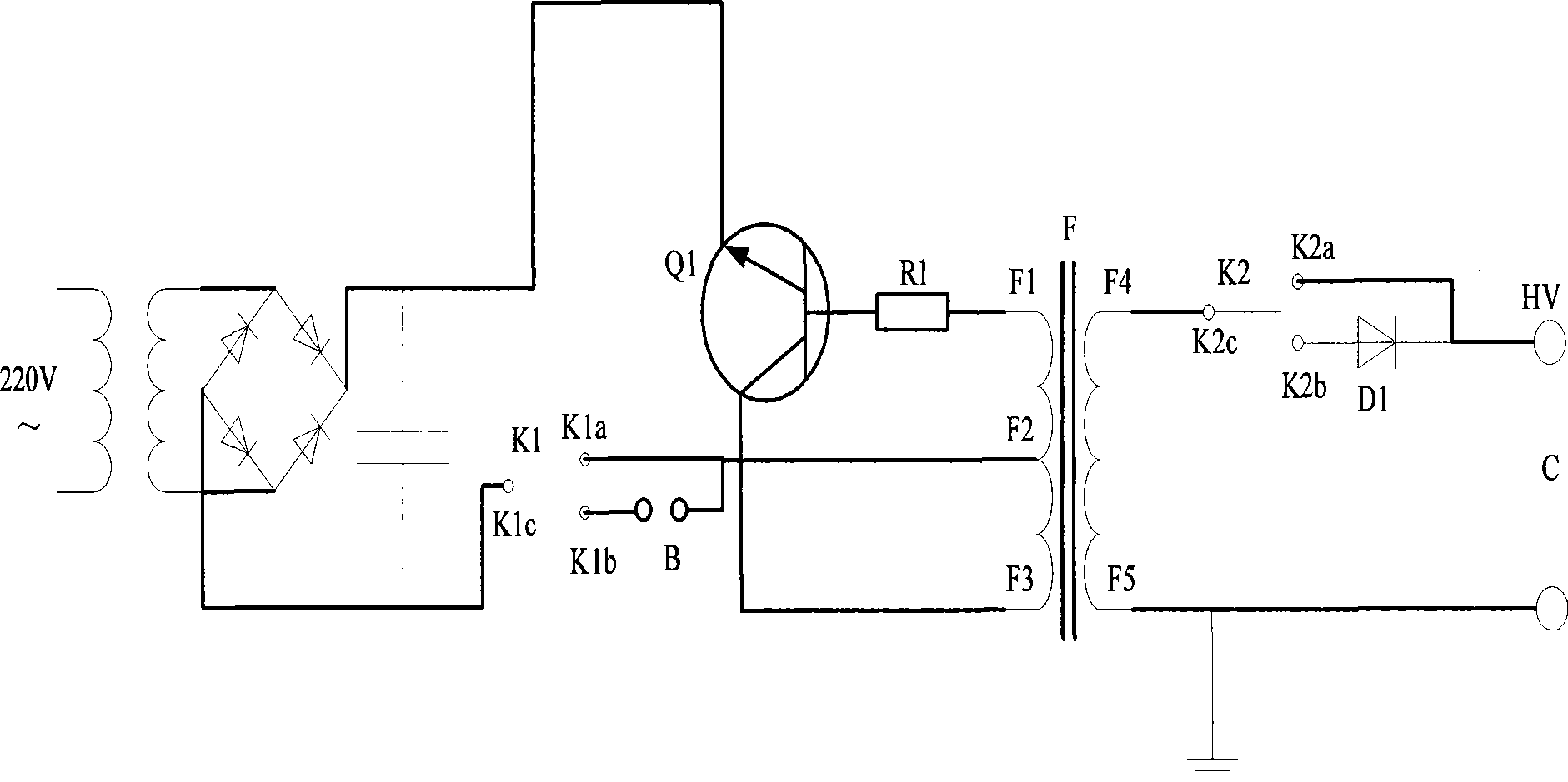 High-tension electrical experimental box