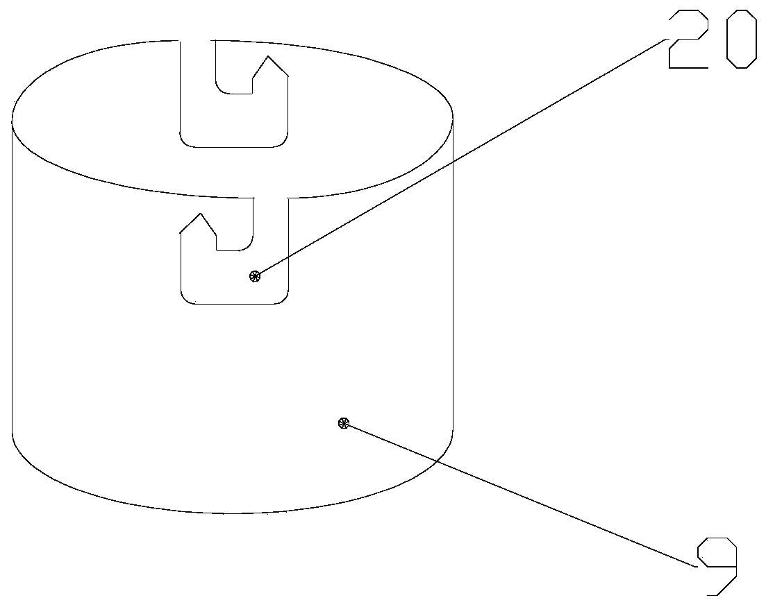 Grounding device suitable for switch cabinet cable head and application method thereof