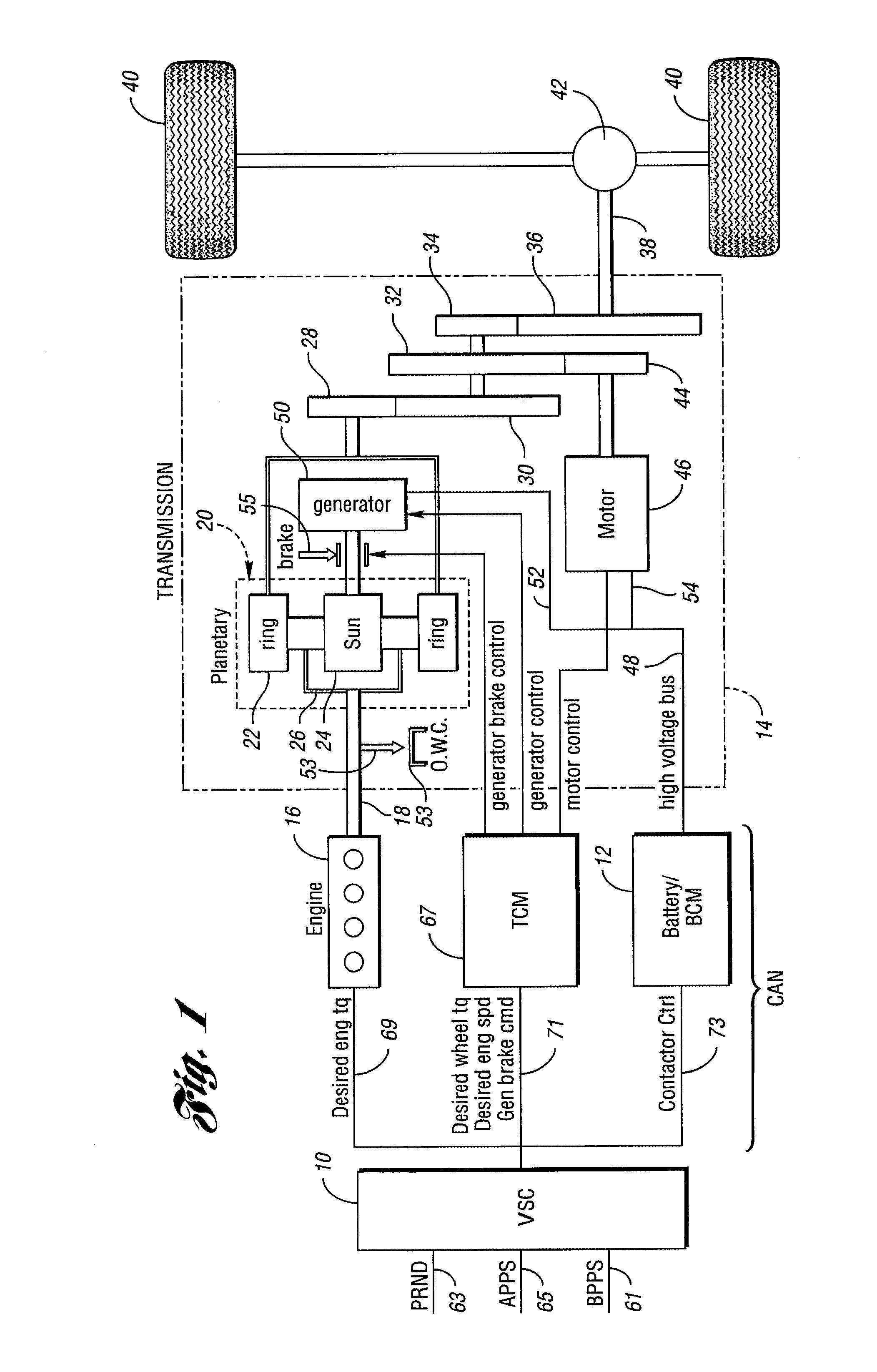 Engine Power Demand Load-Leveling for a Hybrid Electric Vehicle