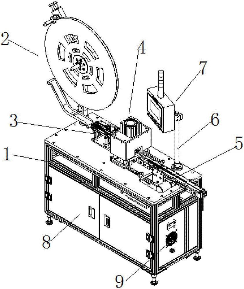 SIM (subscriber identity module) card base cutting machine