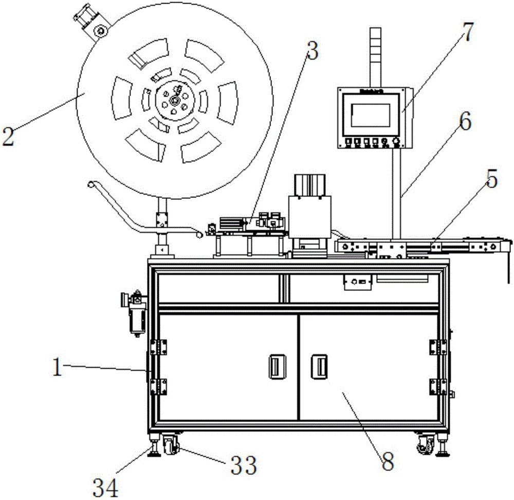 SIM (subscriber identity module) card base cutting machine