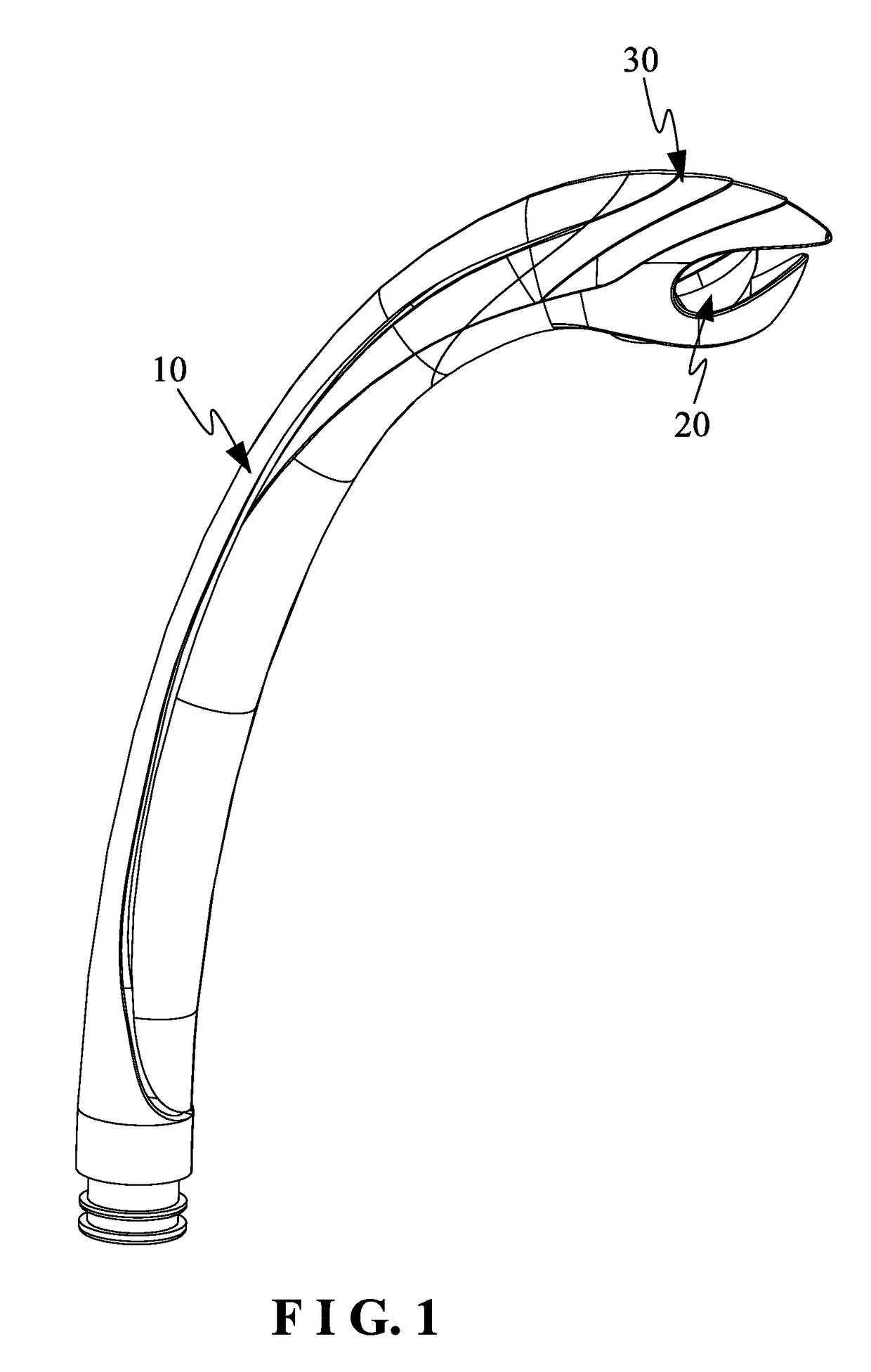 Dry snorkel for diving