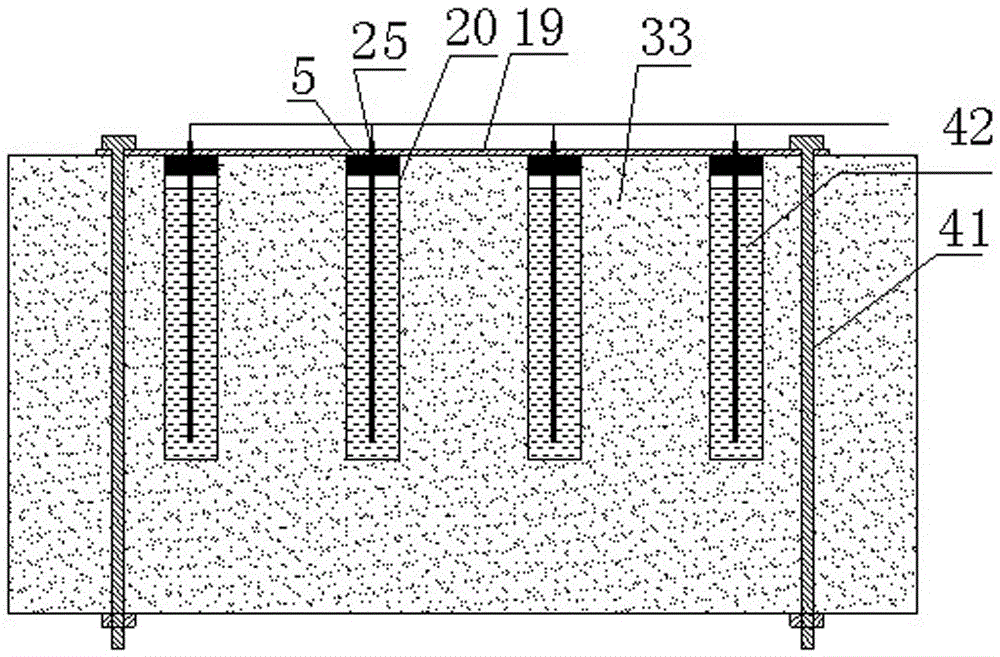 Rock structural surface shearing method