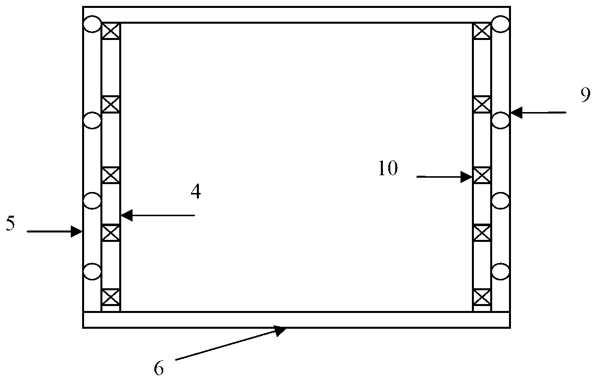 Erecting method of boarding bridge