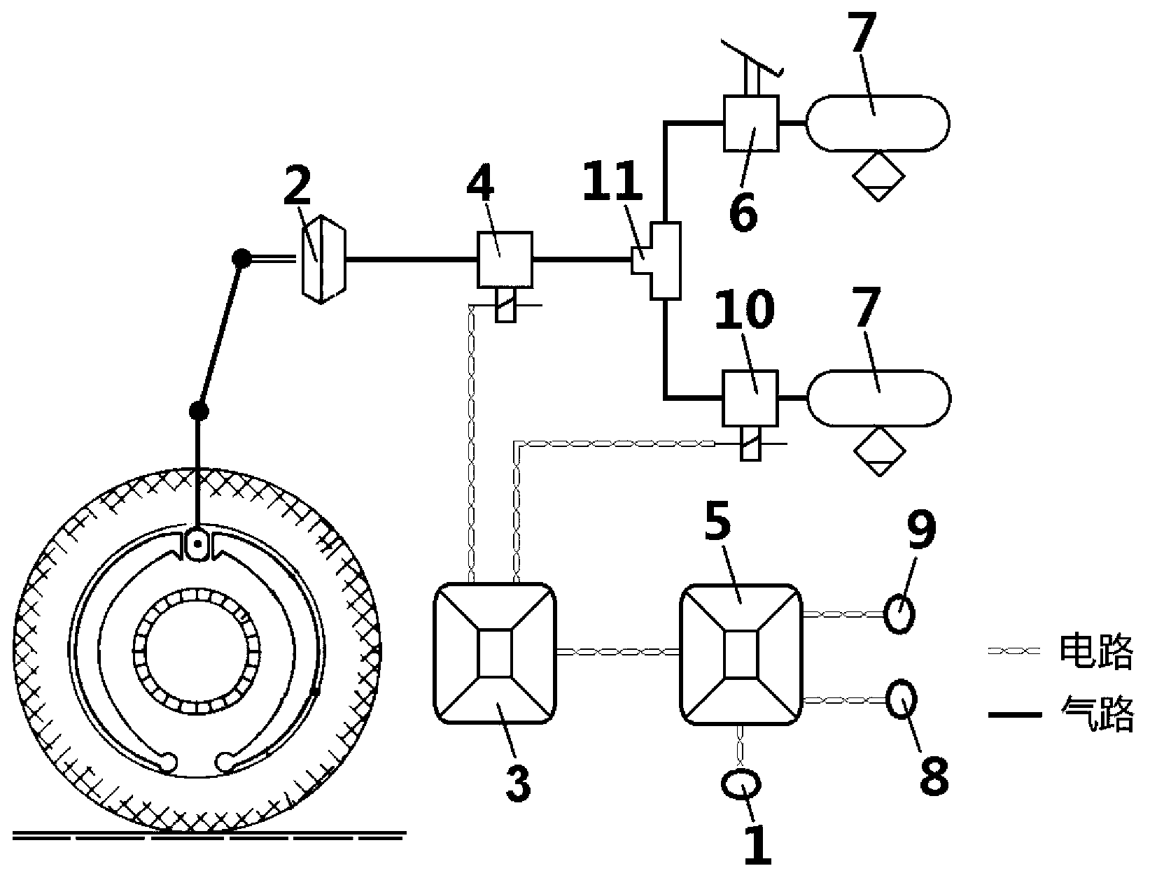 Aiding hill starting method based on anti-lock braking system (ABS) and system using same