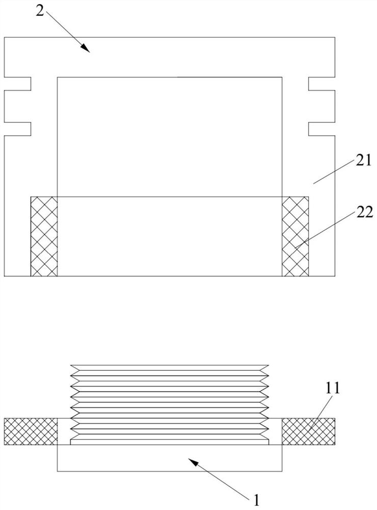 Dustproof structure of optical fiber adapter