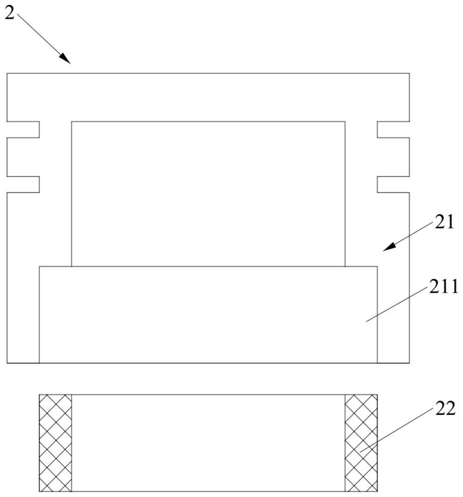 Dustproof structure of optical fiber adapter