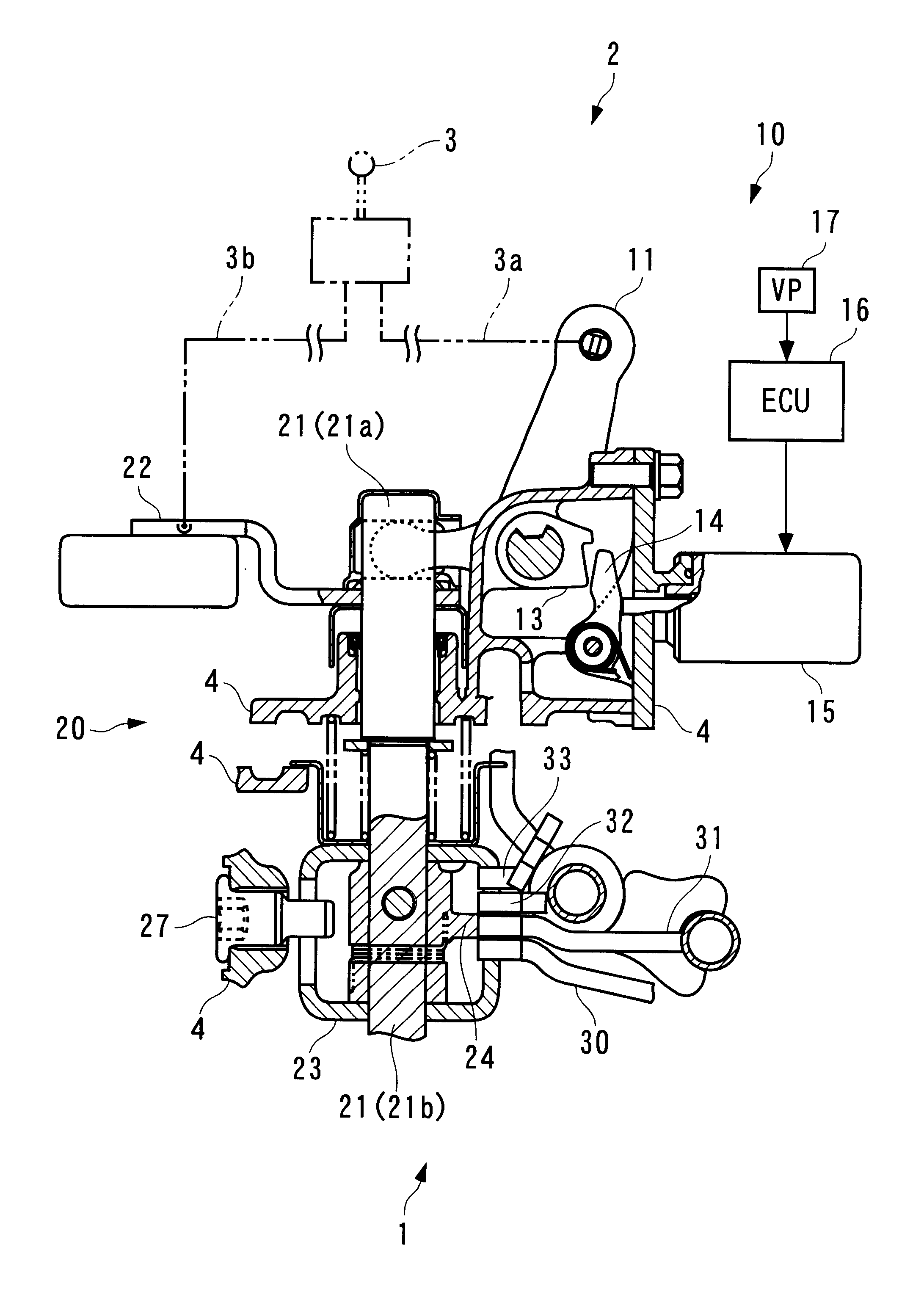 Gear shift apparatus for manual transmission