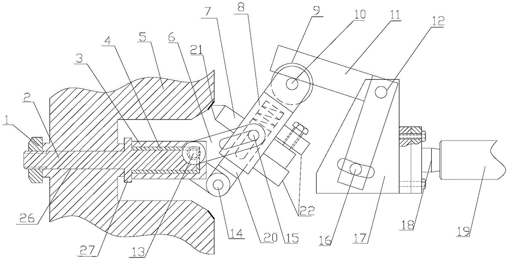 Device for machining valve seat valve port of cylinder head of diesel engine