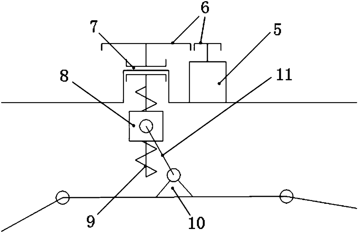 Adjustable binary engine passage sealing mechanism based on magnetic transmission