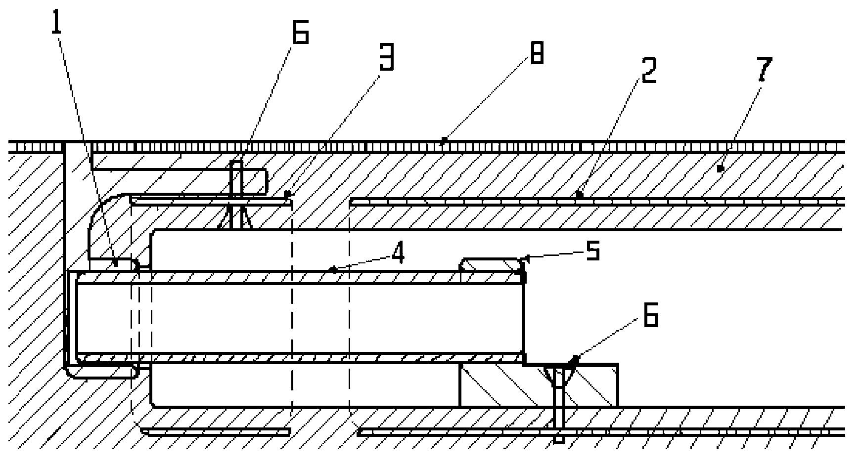 Contact double-shielding structure
