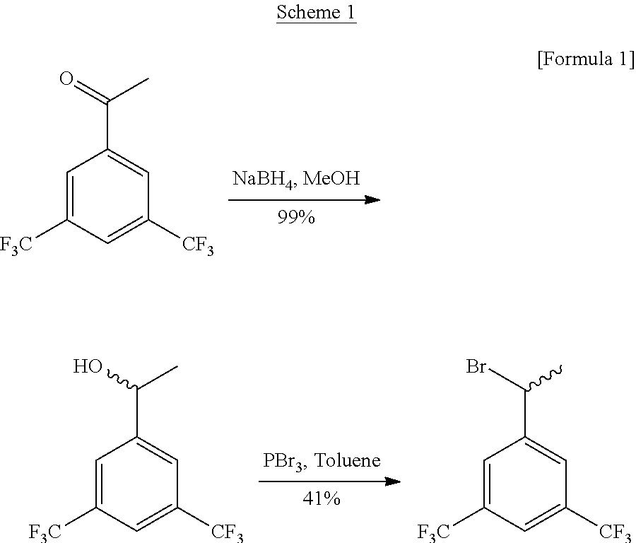 Method for preparing optically active 1-bromo-1-[3,5-bis(trifluoromethyl)phenyl]ethane