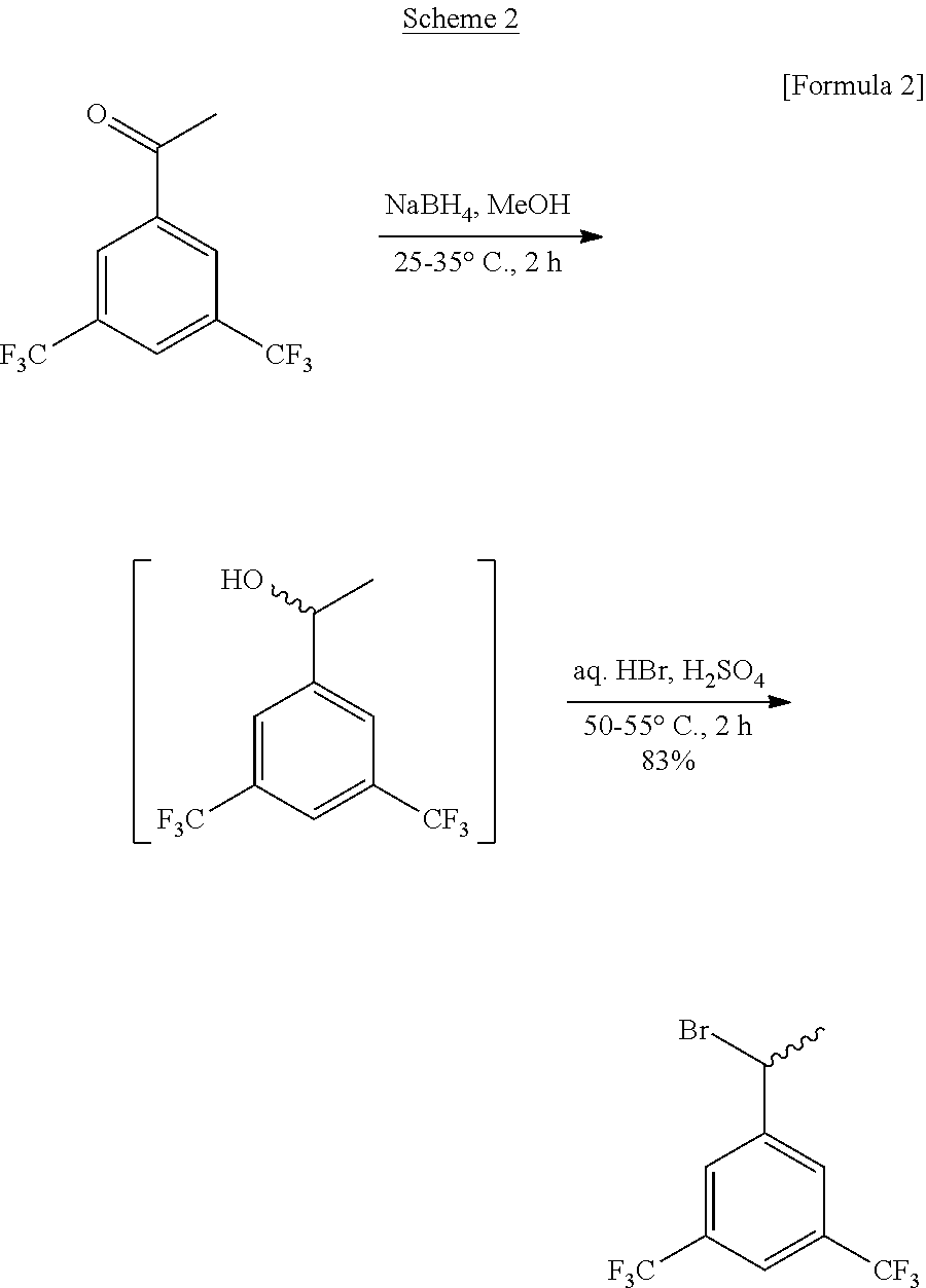 Method for preparing optically active 1-bromo-1-[3,5-bis(trifluoromethyl)phenyl]ethane