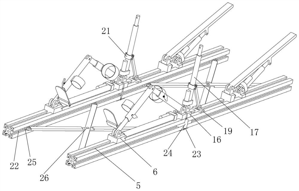 A horizontal rehabilitation training device