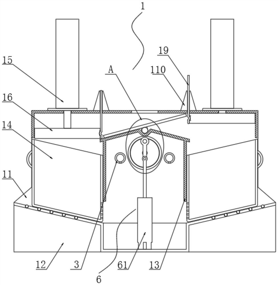 Environment-friendly solid waste treatment device