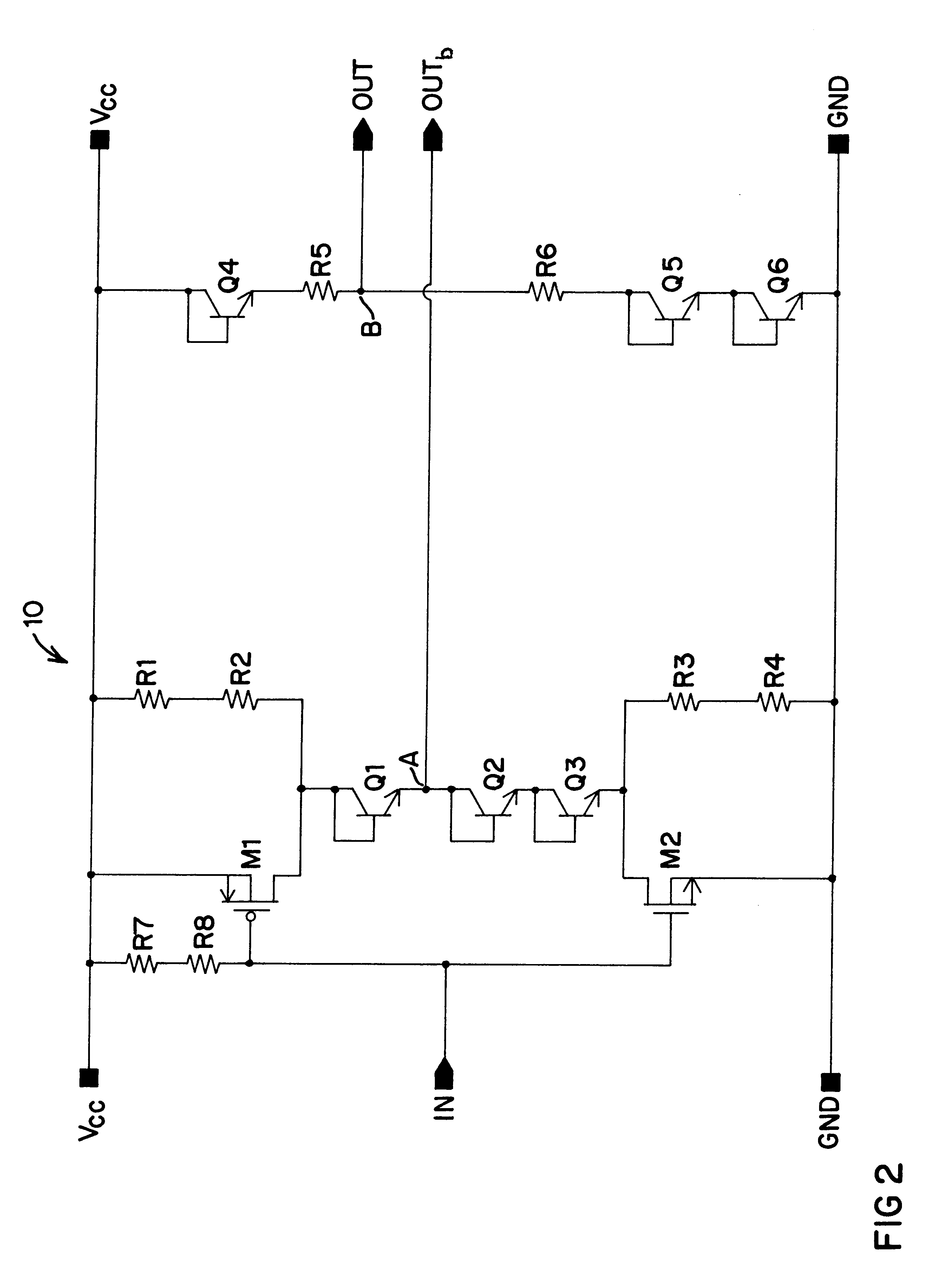 High speed low skew CMOS to ECL converter