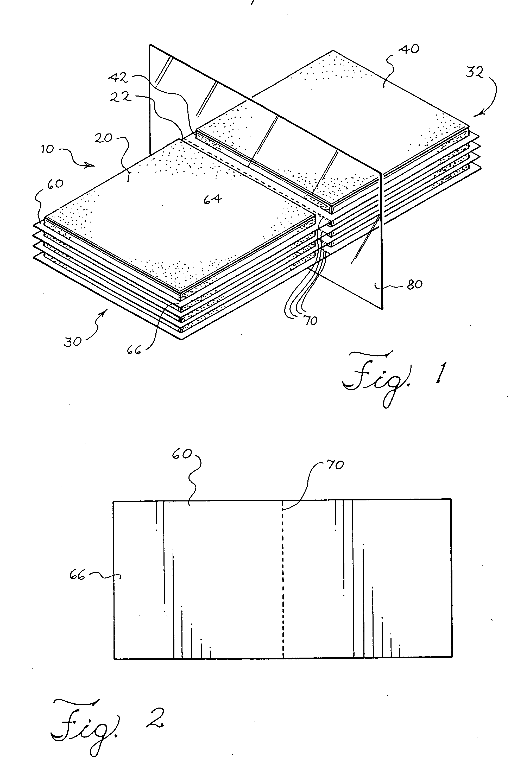Apparatus and method for separating stacks of food products slices