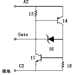 Low-capacitance low-clamping overvoltage protection device