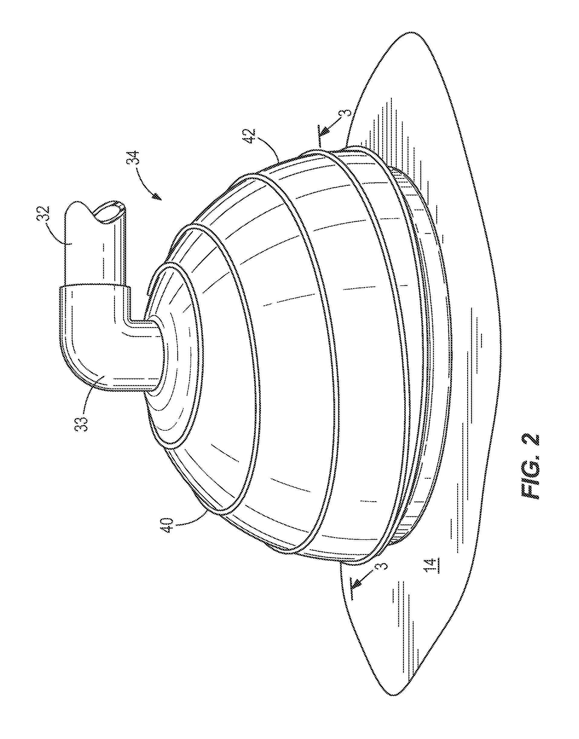 Curved Passive Acoustic Driver for Magnetic Resonance Elastography