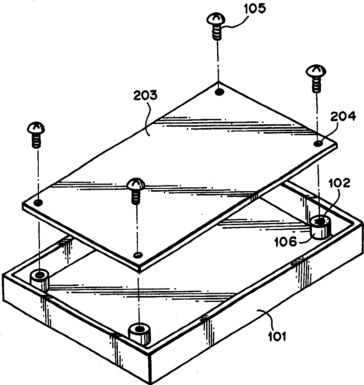 Deformation-resistant installation structure for portable apparatus