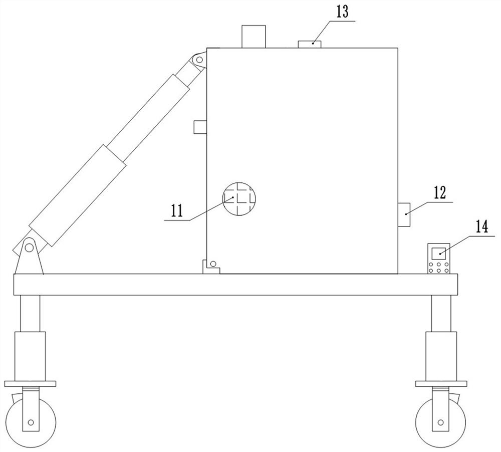 Plant breeding and breeding planting test cabinet