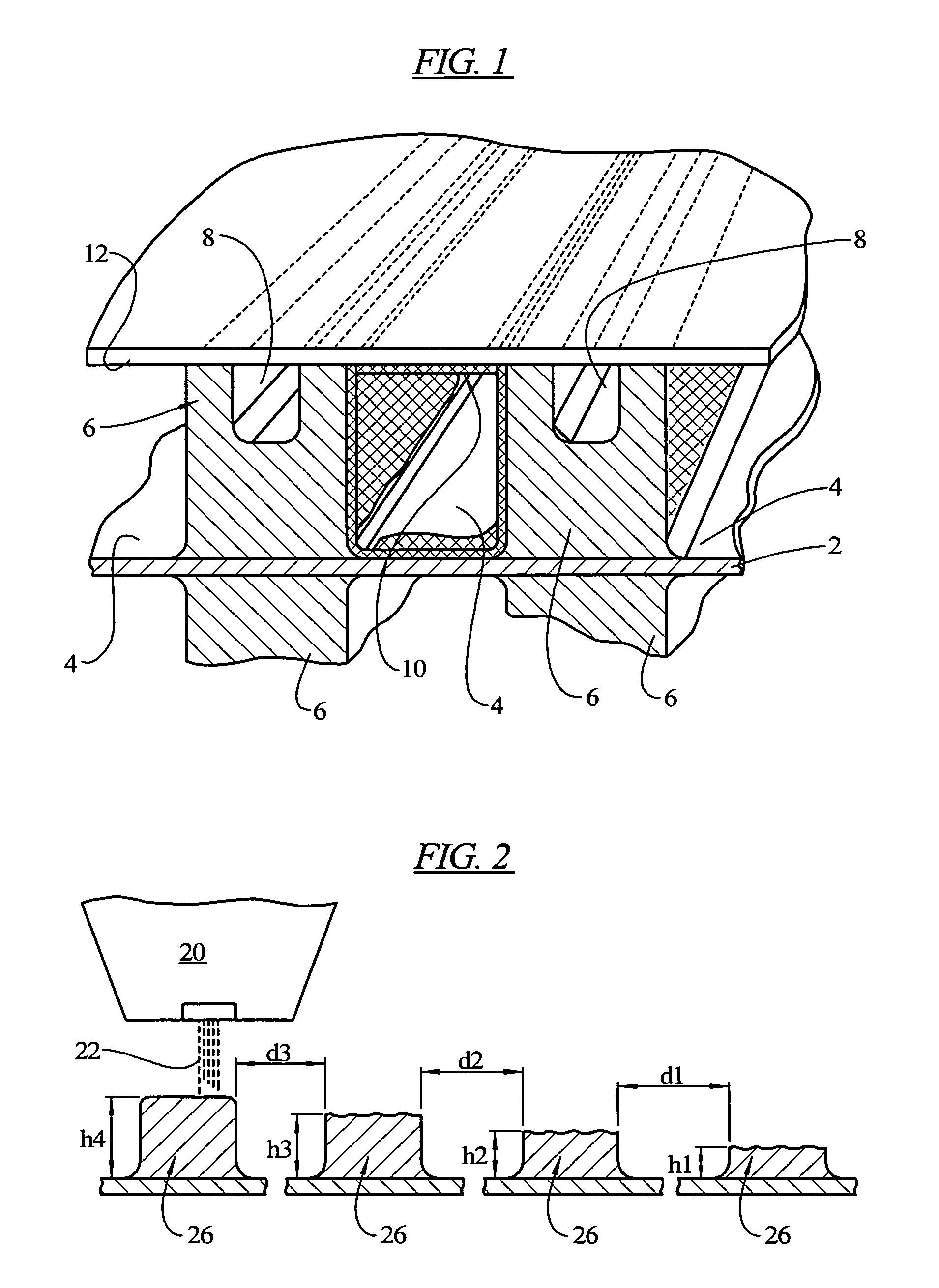 Methods for manufacturing electrochemical cell parts comprising material deposition processes