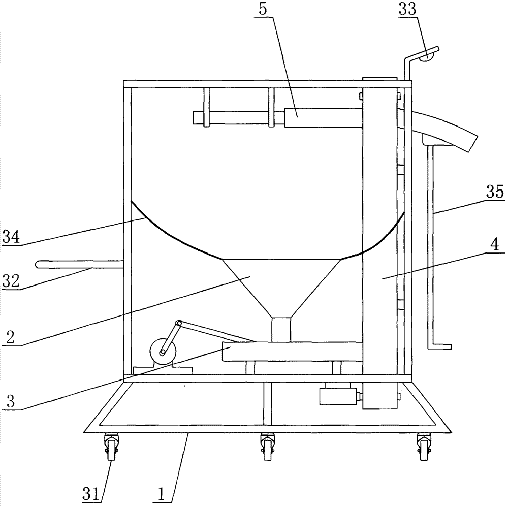 A kind of volleyball training device