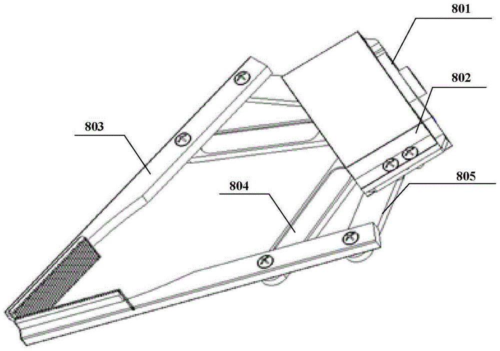 A flexible tooling device for antenna rib assembly