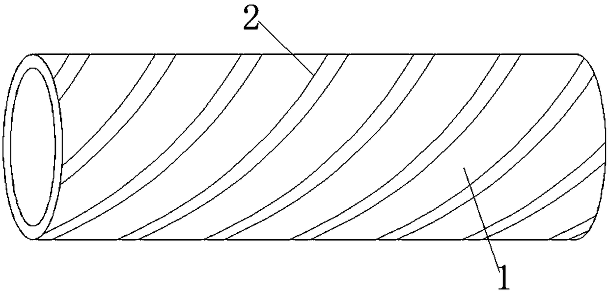 Composite heat-insulating PVC pipe