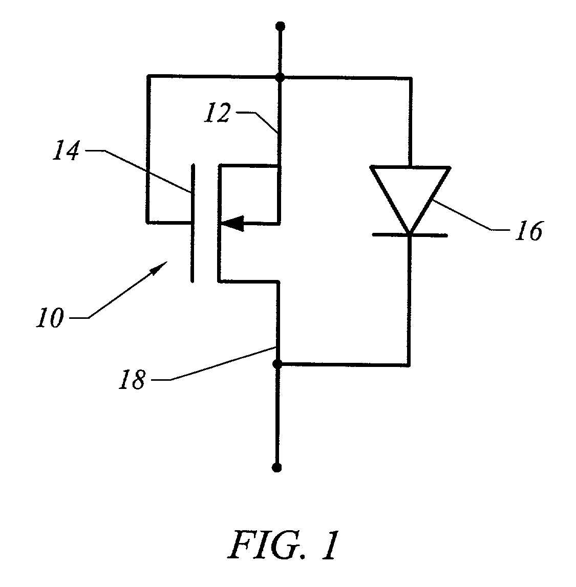 Power device having reduced reverse bias leakage current