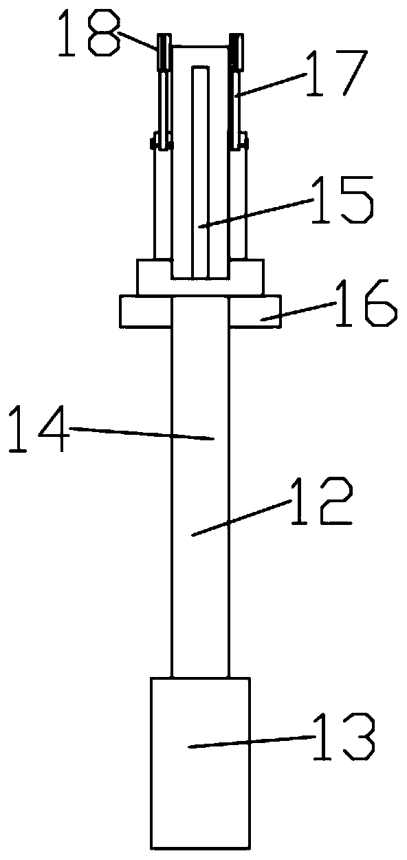 Ecological restoration device for electroplating waste land contaminated soil