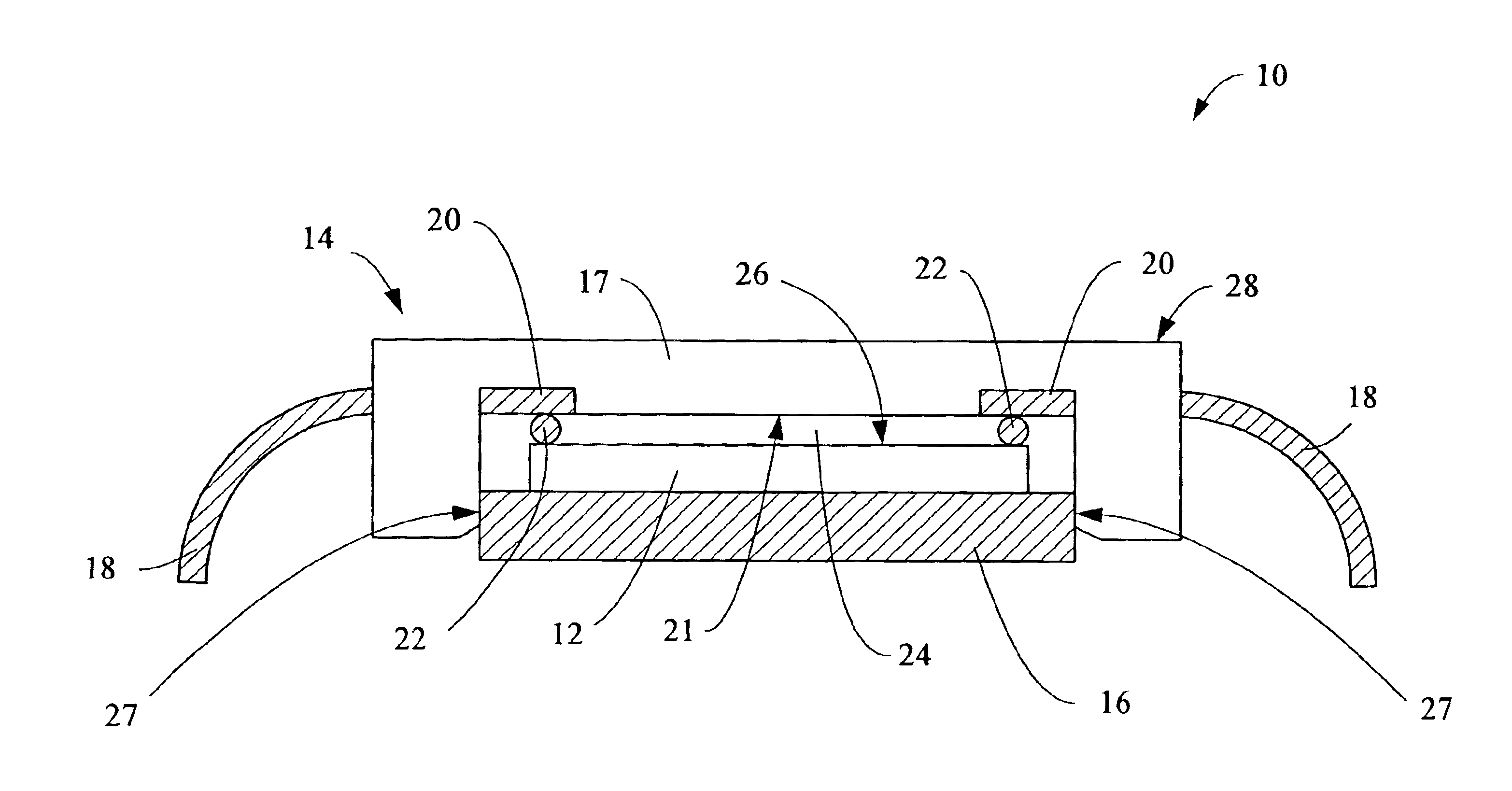 Method of packaging a device with a lead frame, and an apparatus formed therefrom