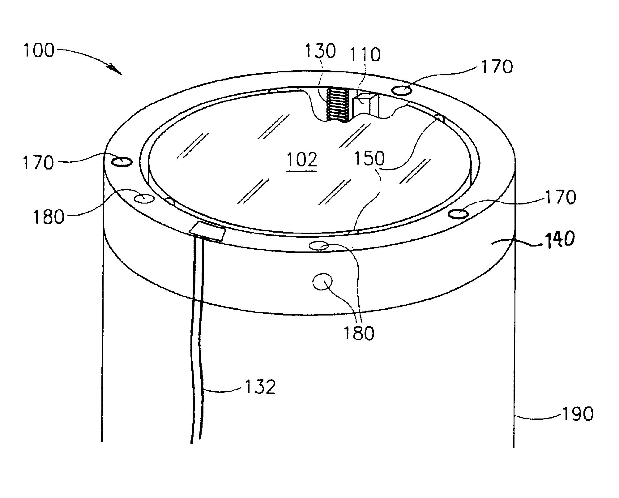 Lens protection for medical purposes