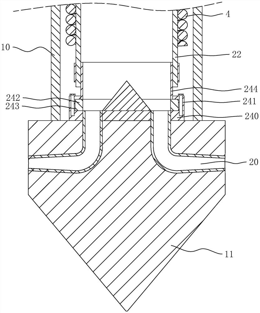 Self-service wall protecting device and wall protecting method for cast-in-situ bored pile