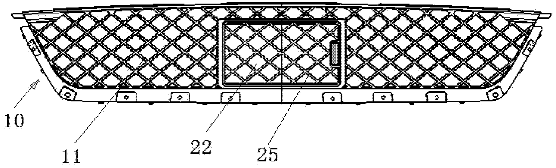 Charging port mounting structure for electromobile