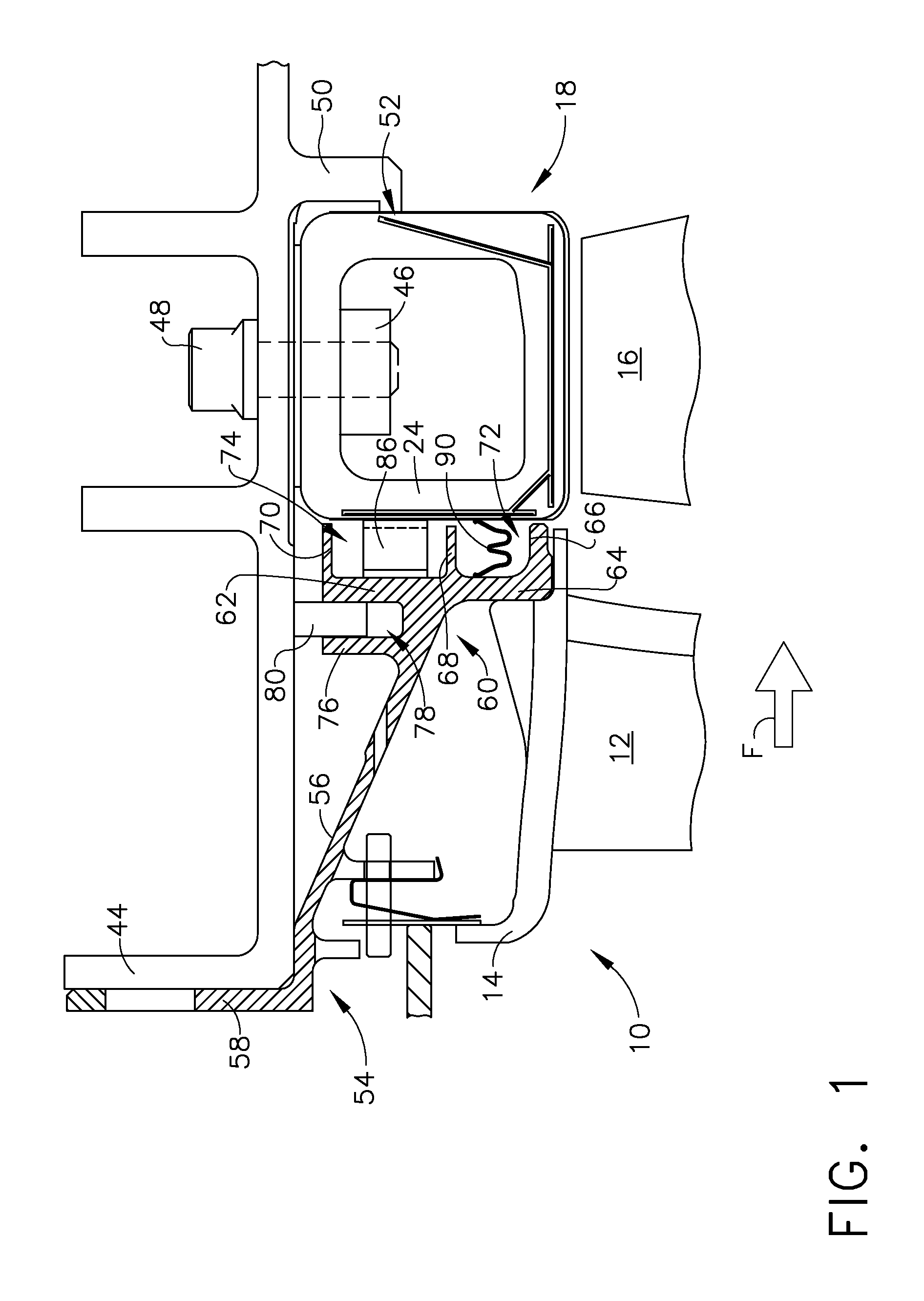 Resilient mounting apparatus for low-ductility turbine shroud