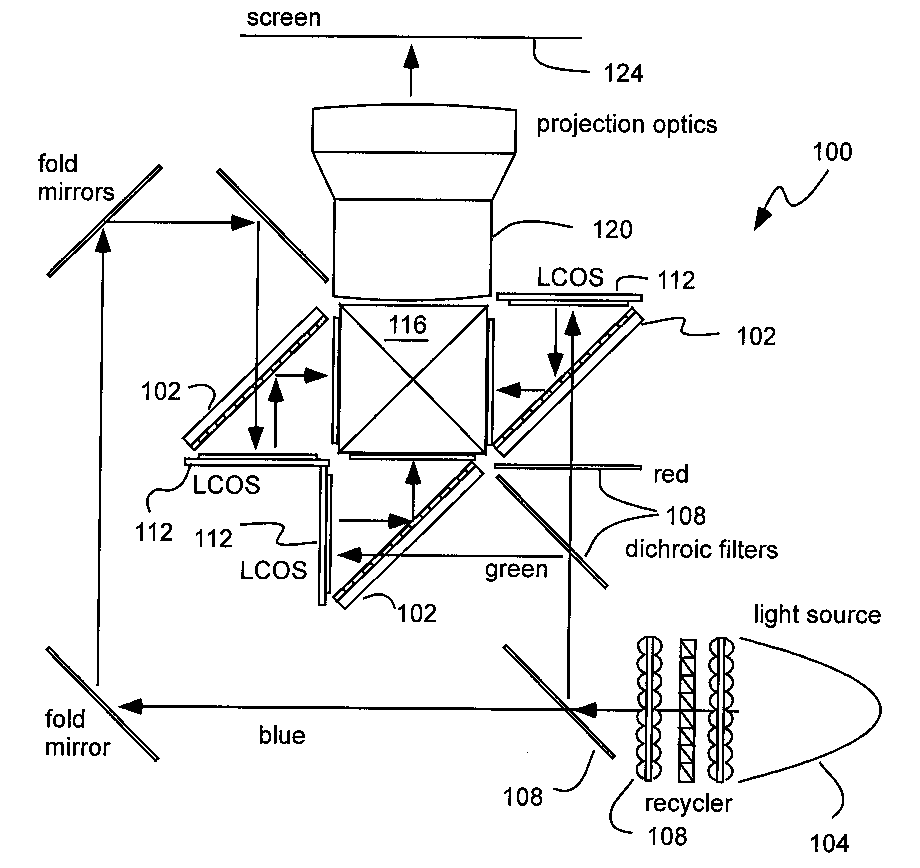 Optical Polarization Beam Combiner/Splitter with an Inorganic, Dielectric Grid Polarizer