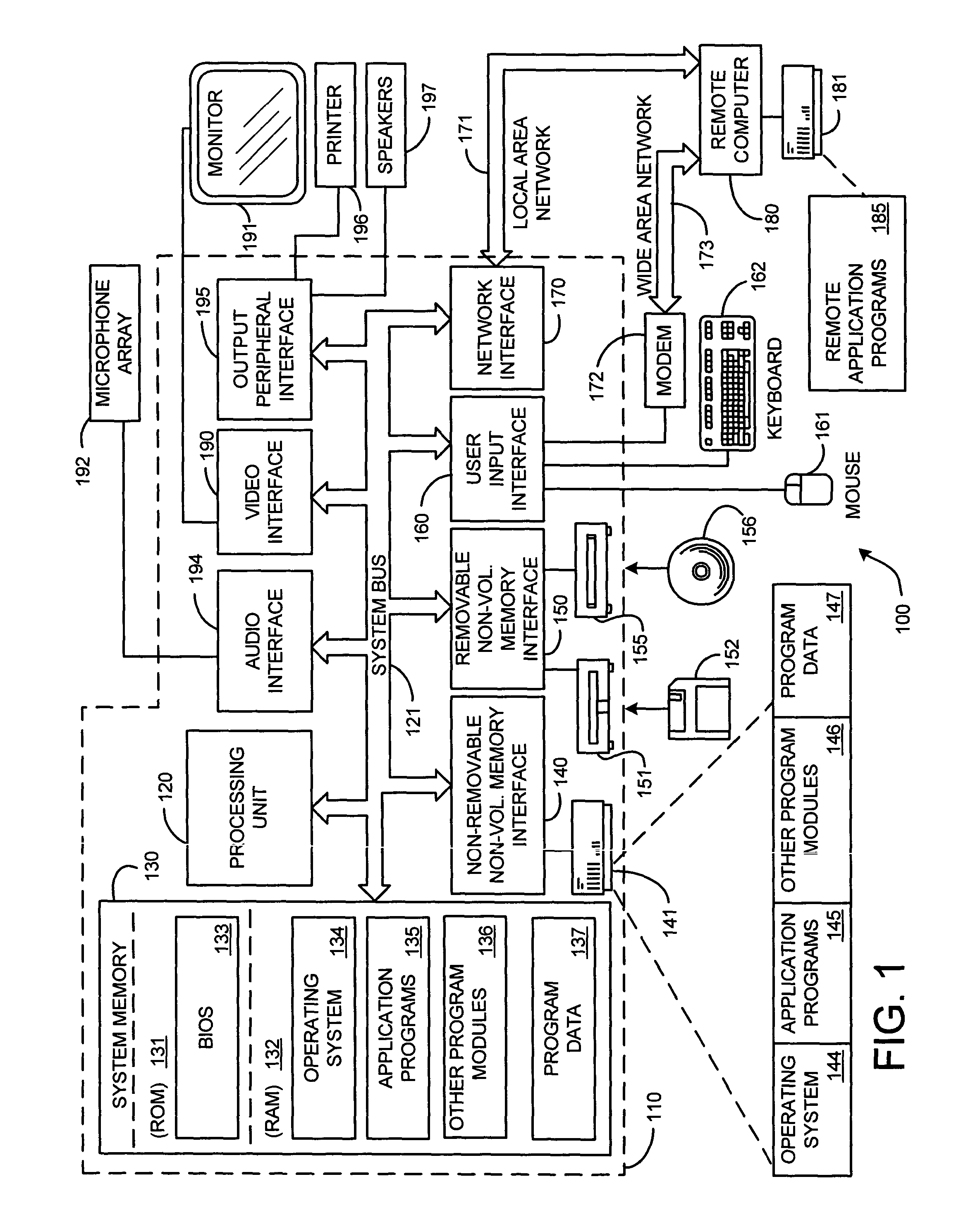 System and process for calibrating a microphone array