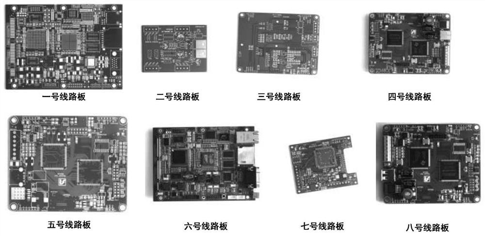 Electronic industry-oriented circuit board identification and bonding pad/chip rapid positioning method