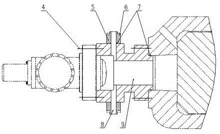 A method and device for enlarging the flow capacity of an oil inlet channel of an oil cylinder