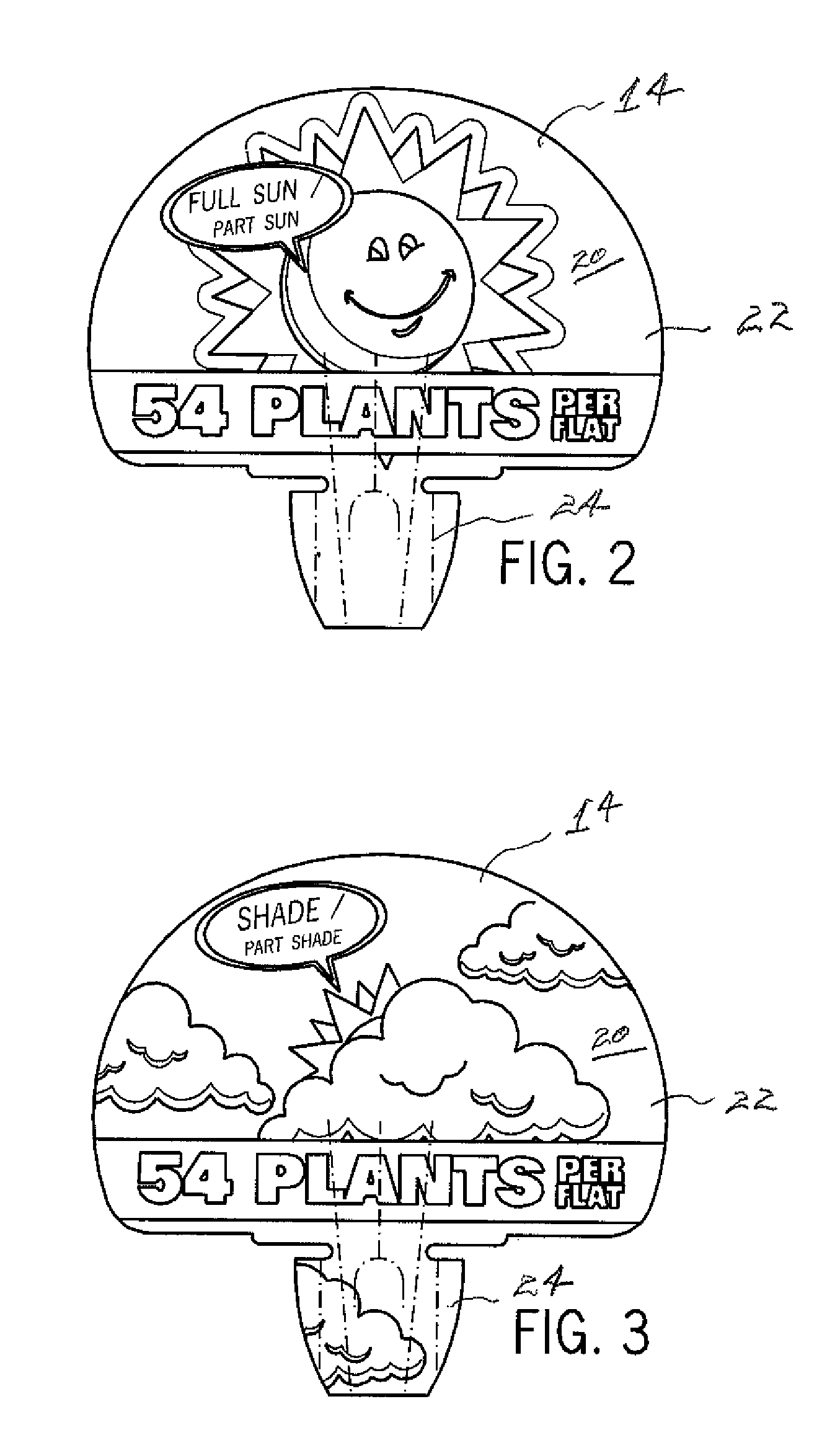 Coordinated Flat Talkers and Plant Tags and Method of Communicating Pertinent Plant Criteria