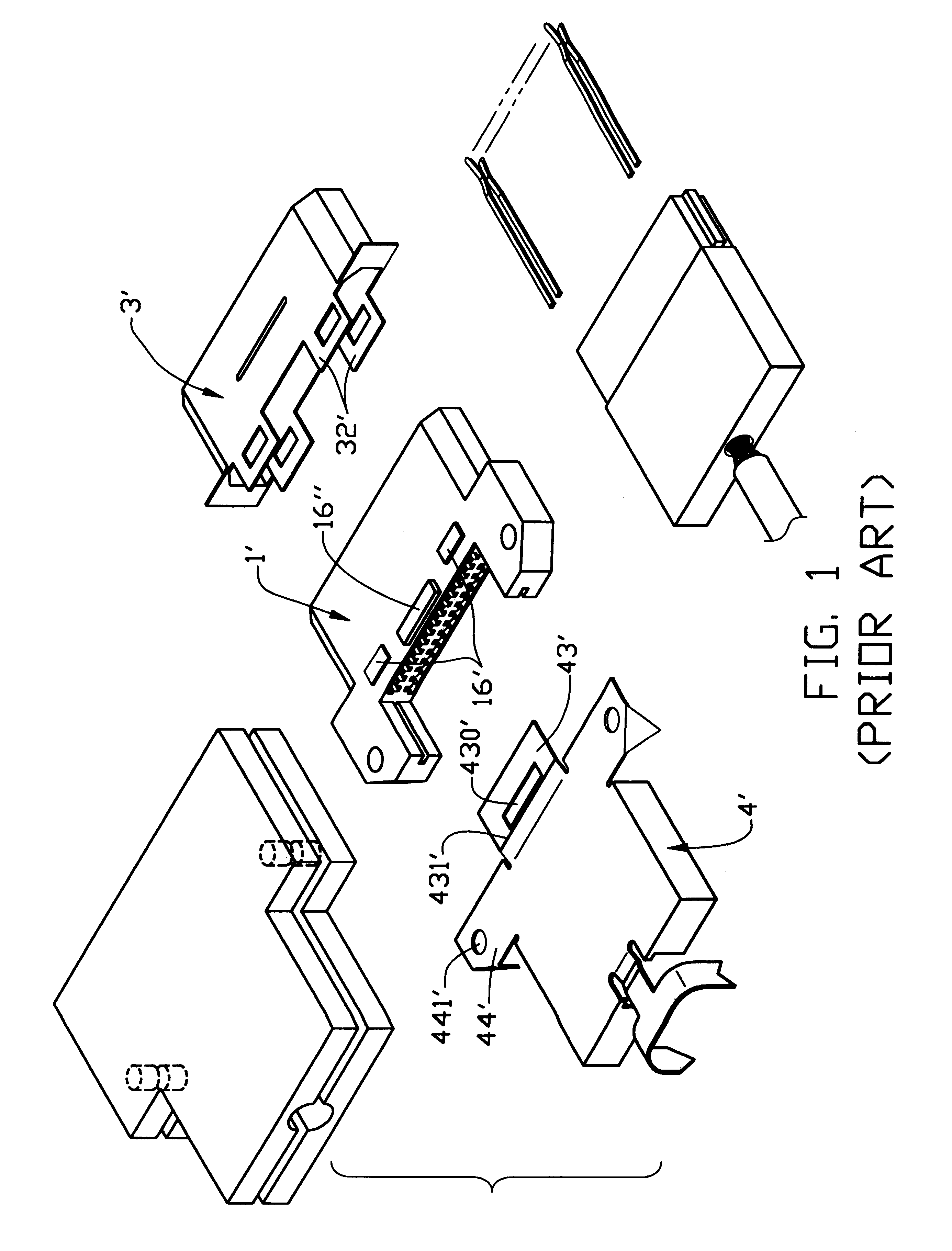 Cable connector with improved grounding arrangement