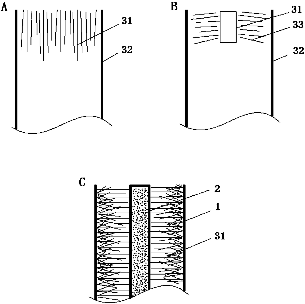 Flue gas and water same-channel dust-removing device