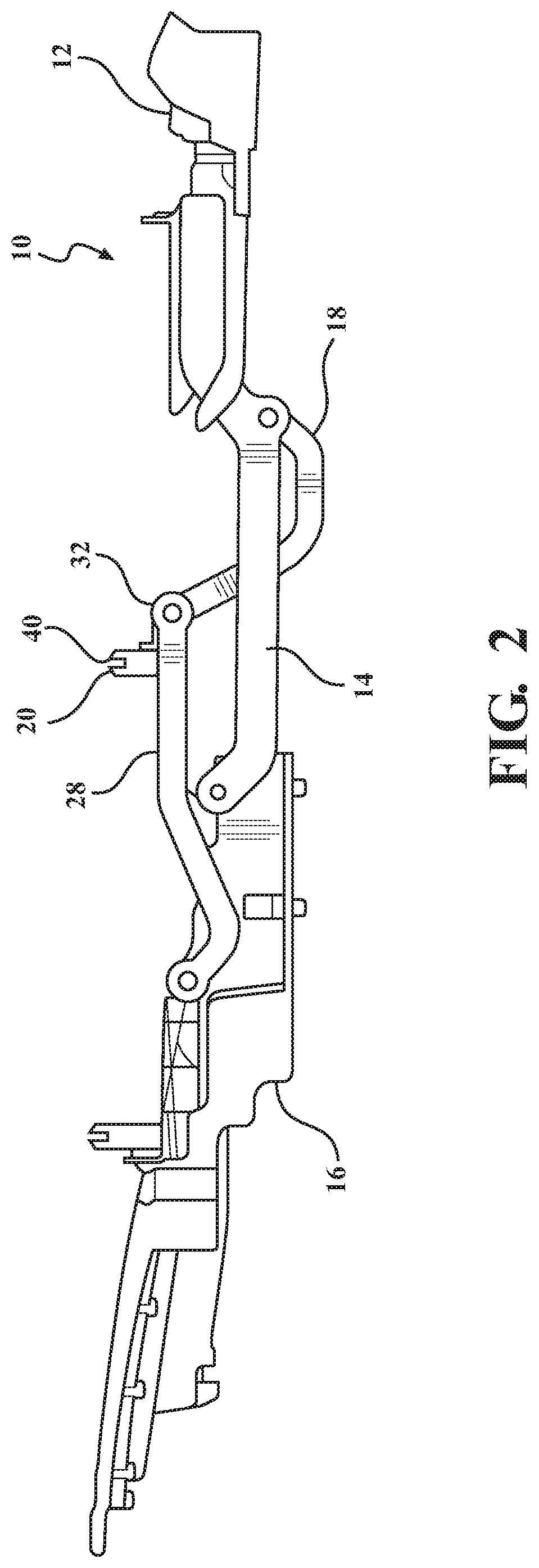 Soft front cockpit cover with linkage